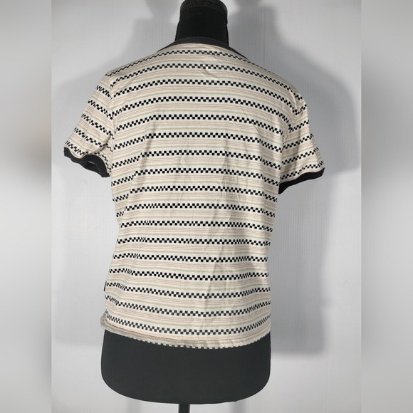 Vans Black and White Striped Crop Top Size M - Picture 4 of 7